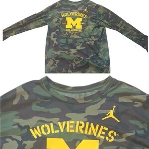 Jordan Long Sleeve Michigan Camo
